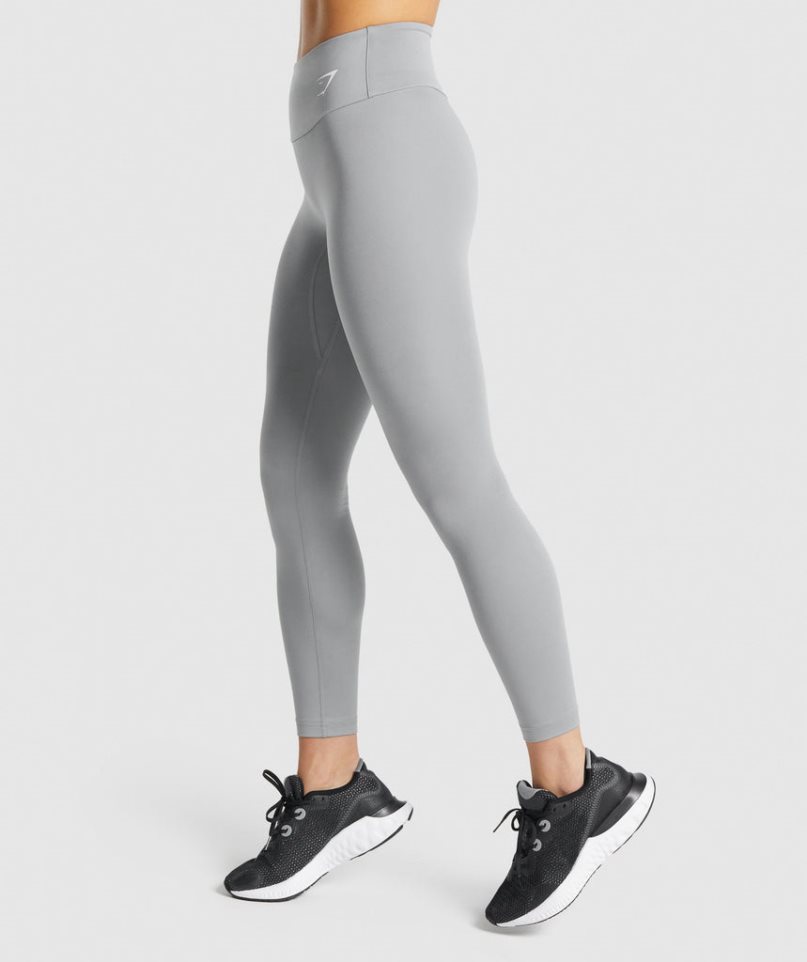 Women's Gymshark Training Leggings Grey | NZ 6BIDOS